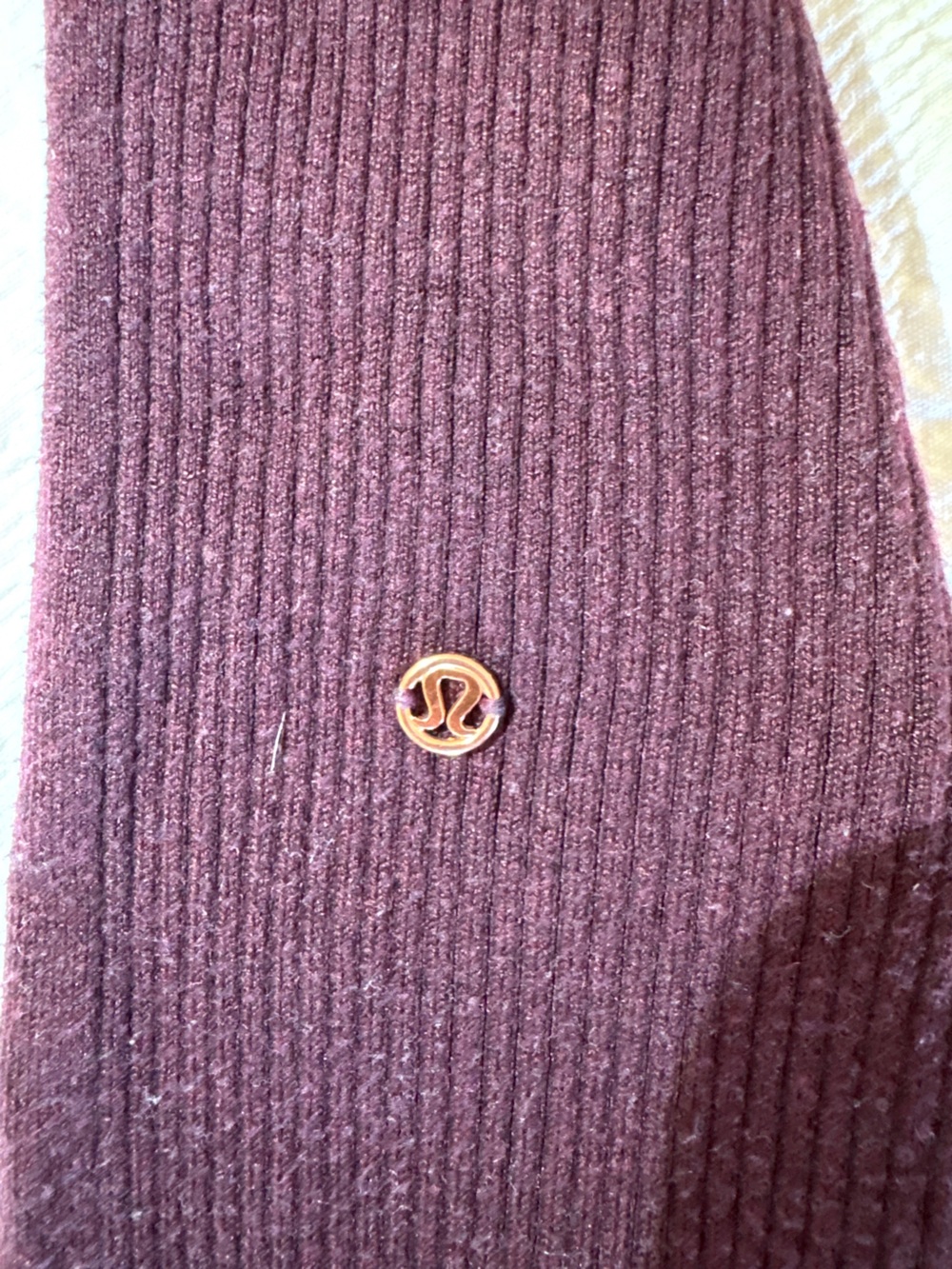 Lululemon Knit Lounge Pants in Deep Burgundy - Picture 3 of 5